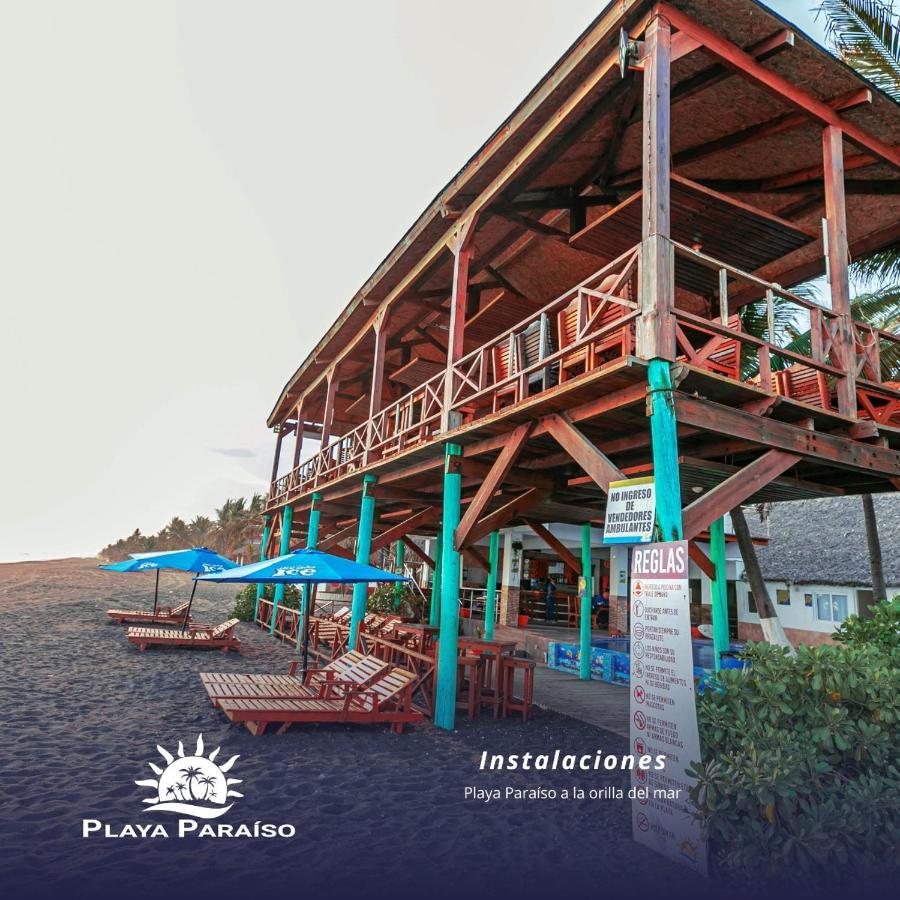 Hotel Playa Paraiso Monterrico Esterno foto