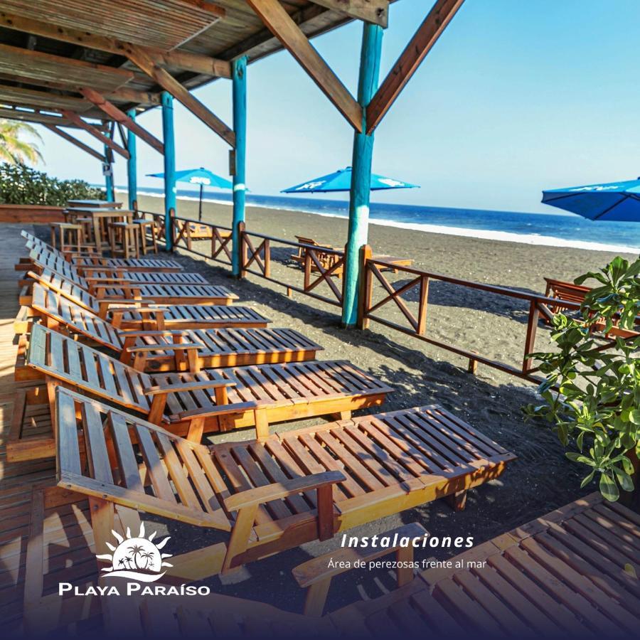 Hotel Playa Paraiso Monterrico Esterno foto