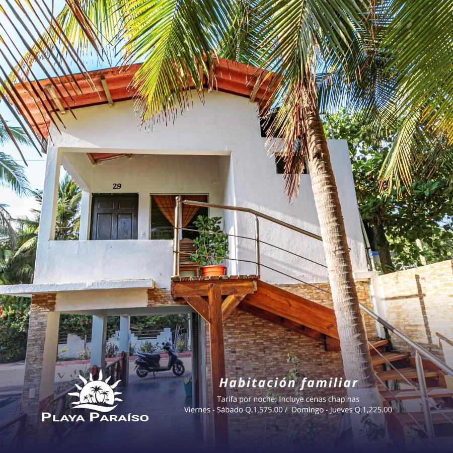 Hotel Playa Paraiso Monterrico Esterno foto
